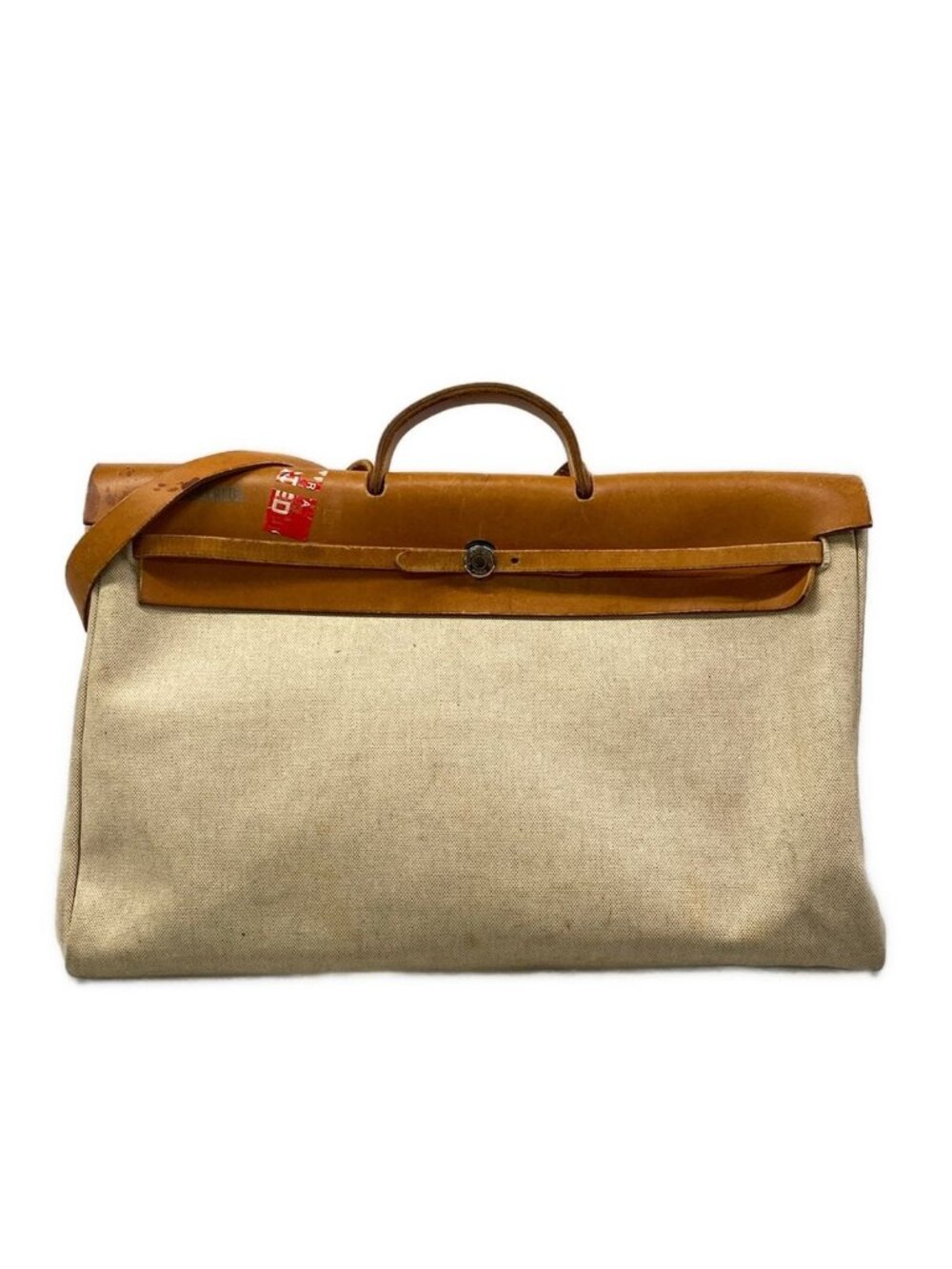 Hermes Handbag Herbag GM Ivory Brown